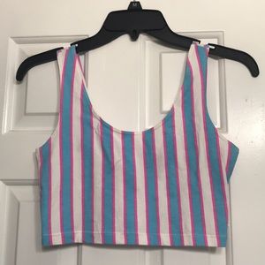 American Apparel | Cute Striped Crop Top | EUC